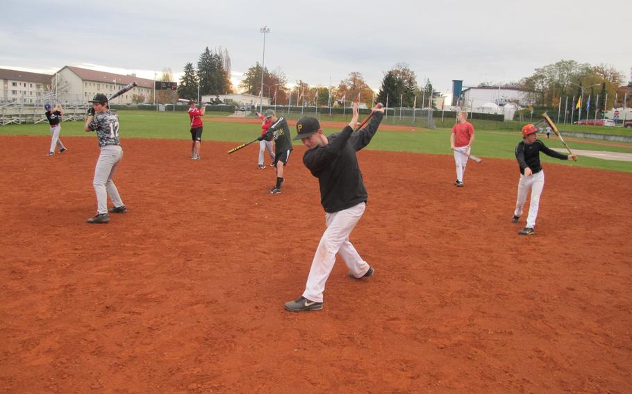 Andrew Buxkemper , a regular at the Stuttgart Area Little League's annual baseball clinic, credits the camp with sharpening his baseball skills.
