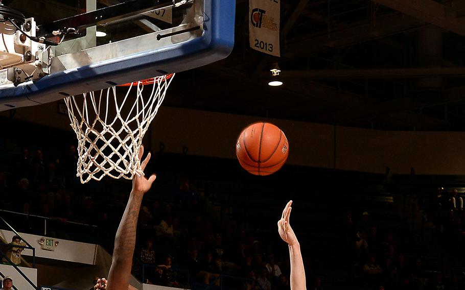 Air Force met the Colorado Buffaloes in a non-conference matchup in Colorado Springs, Colorado, Dec. 19, 2016. The Falcons fell to Colorado, 75-68. 