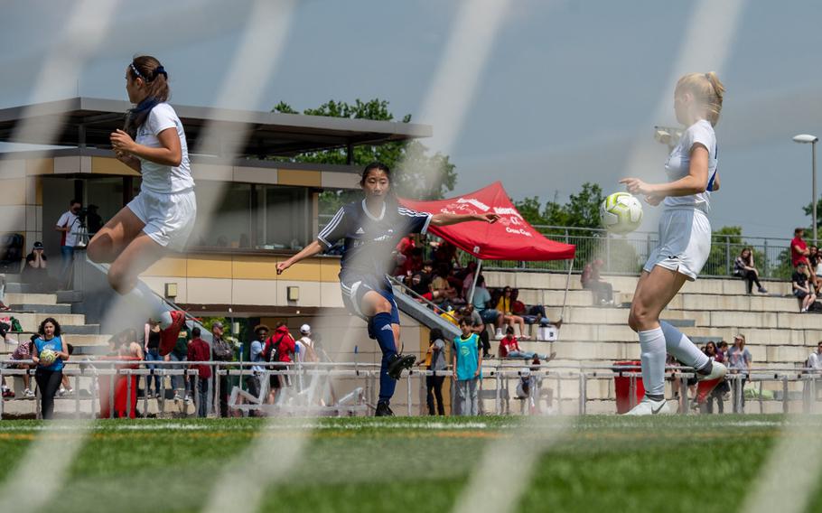A scene from last season's soccer finals in Kaiserslautern, Germany. DODEA-Europe has said that all practices, games and events will be canceled for as long as the involved schools remain closed. That includes boys and girls soccer, baseball, softball and track and field.  