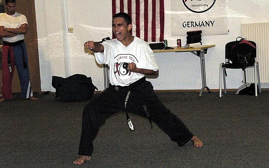 Fifteen-year-old R.J. Vasquez of Kaiserslautern, Germany, will try his hand at five forms of martial arts this weekend at the World Organization of Martial Arts Athletes World Games in Killarney, Ireland.