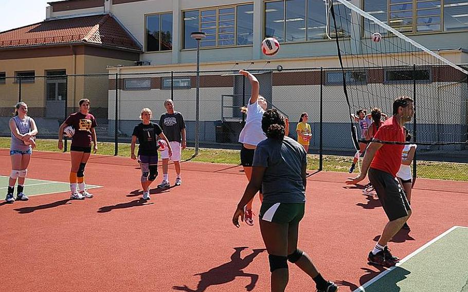 Participants --- 170 of them --- from beginners to advanced players turned out for this year's volleyball camp in Vilseck, Germany.