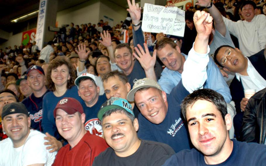 More fans from Yokota at the game.