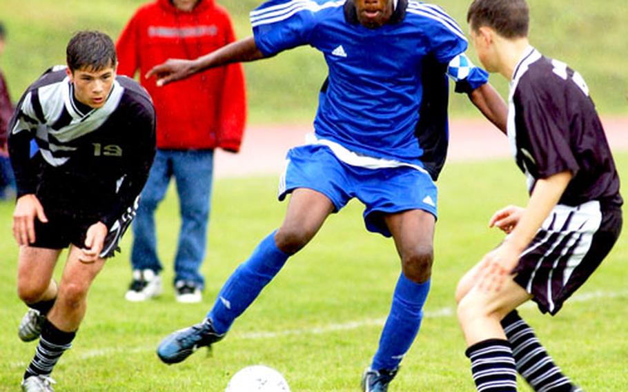 Hohenfels’ Anthony Marshall was the only sophomore to make the All-Europe boys soccer team. Marshall had 13 goals and seven assists.