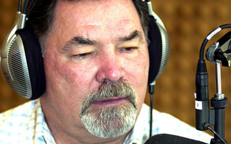 Ron Swoboda, outfielder for the 1969 World Series champion New York Mets, reminisces about his playing days for the "Miracle Mets" during a radio interview Thursday on Wave 89.1-FM at AFN-Okinawa&#39;s studios.