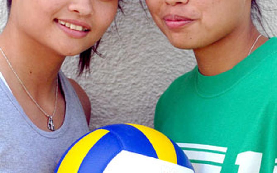 The 5-foot Tajalle twins, setter Raelene and outside hitter Raeanne, are two reasons why the Kubasaki volleyball team has been competitive.