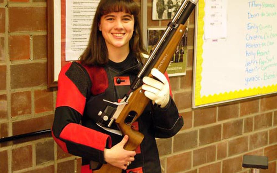 Fresh from a perfect 100 in Saturday’s prone-position competition, Tiffay Fowler, a member of the Patch marksmanship team, has her sights set on a championship or two.