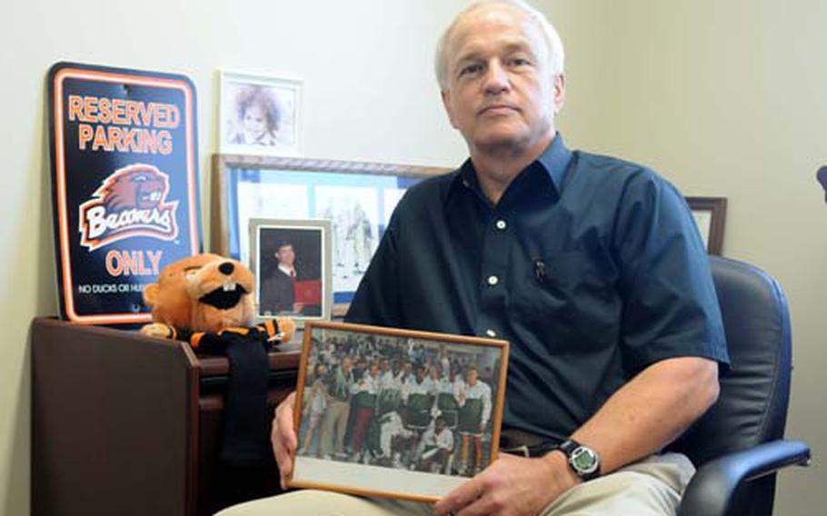 Don Hobbs, who coached Kubasaki’s boys basketball team for 15 years, is happy to focus on athletics in his new position as Far East Activities Council athletics coordinator.