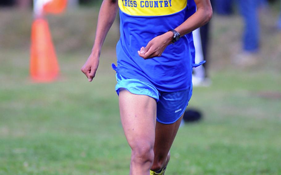 Wiesbaden's Dan Parker, seen here winning a meet at Ramstein last year, finished third in last year's European final and is in the running for this season's title.