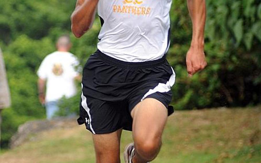 Kadena senior Tomas Sanchez, the 2010 Okinawa Activities Council cross-country champion, has run the Pacific's fastest time this season: 15 minutes, 20 seconds.
