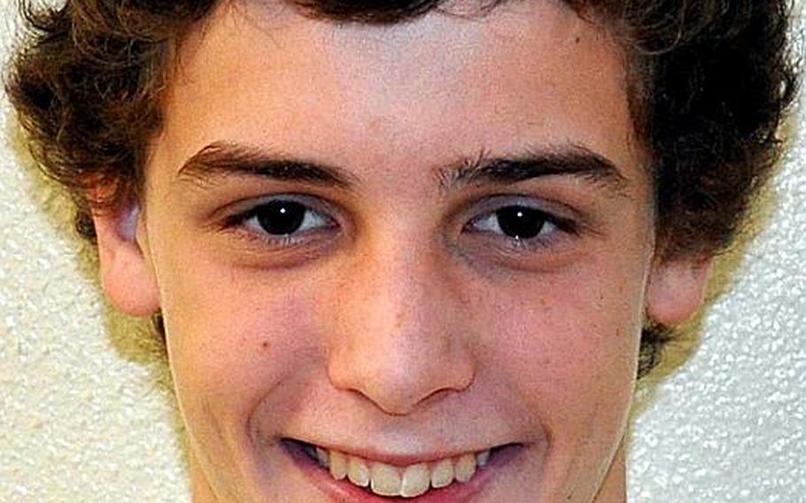 Kadena Panthers freshman 108-pound wrestler Thomas Cioppa has been named Stars and Stripes boys Athlete of the Week for Jan. 23-29.