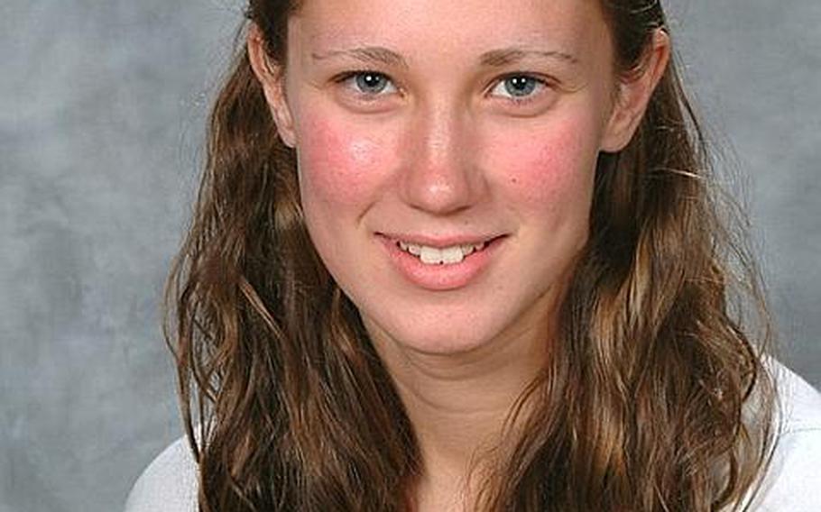 Sarah Szybist, a 5-11 sophomore center on the Ramstein girls basketball team, posted a double-double Saturday - game-highs of 15 points and 12 rebounds - to lead the Lady Royals to a 34-18 road victory over Division I rival SHAPE.