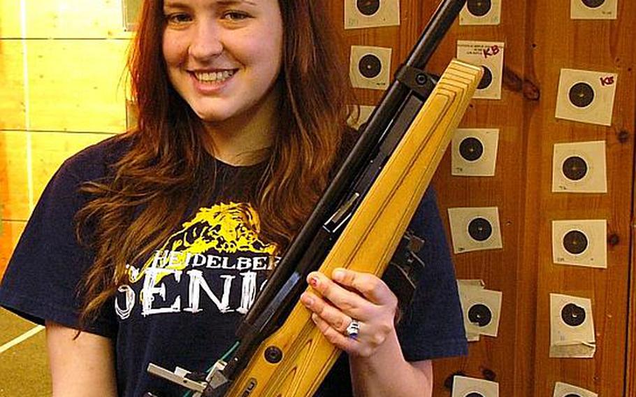 Katelyn Bronnell of Heidelberg was selected by Stars and Stripes as the top athlete of the year in DODDS Europe marksmanship.