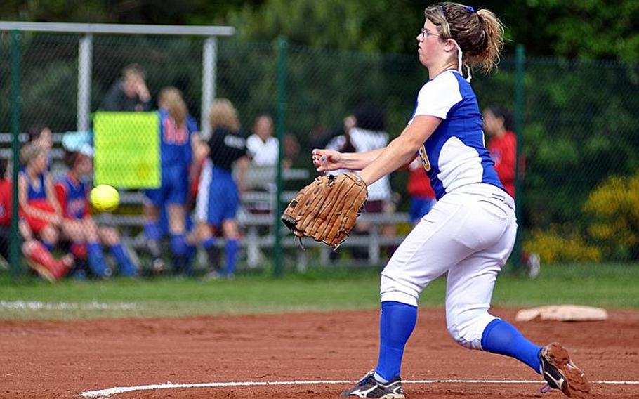 Courtney Albert, an all-European pitcher, will be returning for another season for Sigonella, which again is expected to challenge for the title.