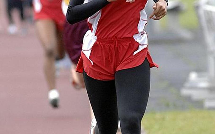 Kaiserslautern's Rio Shaune Harris, who won the 800-meter run in the 2010 European track meet, is out to defend her title and help the Lady Raiders win another team title