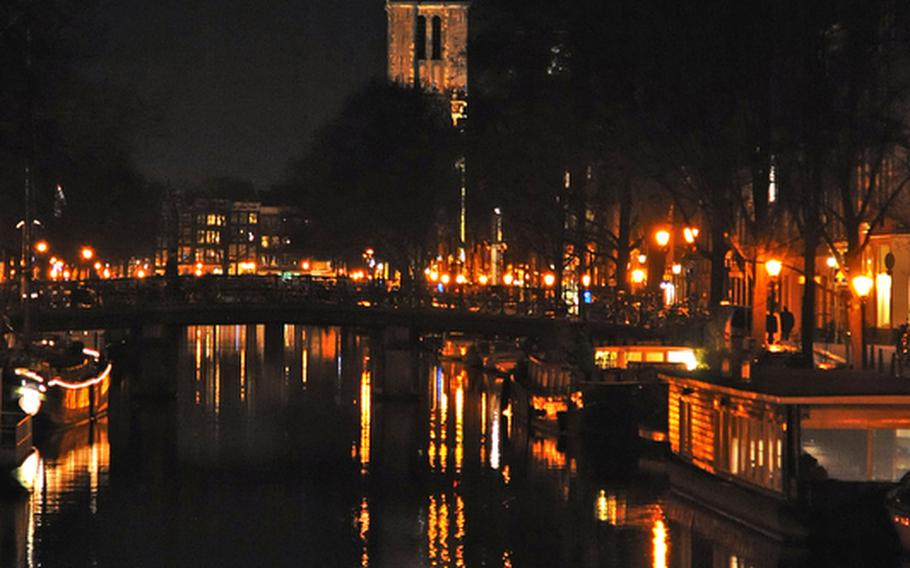Langer Jan, or Tall John, the 279-foot tower of the Westerkerk towers over the Prinsengracht. The church was completed in 1630.