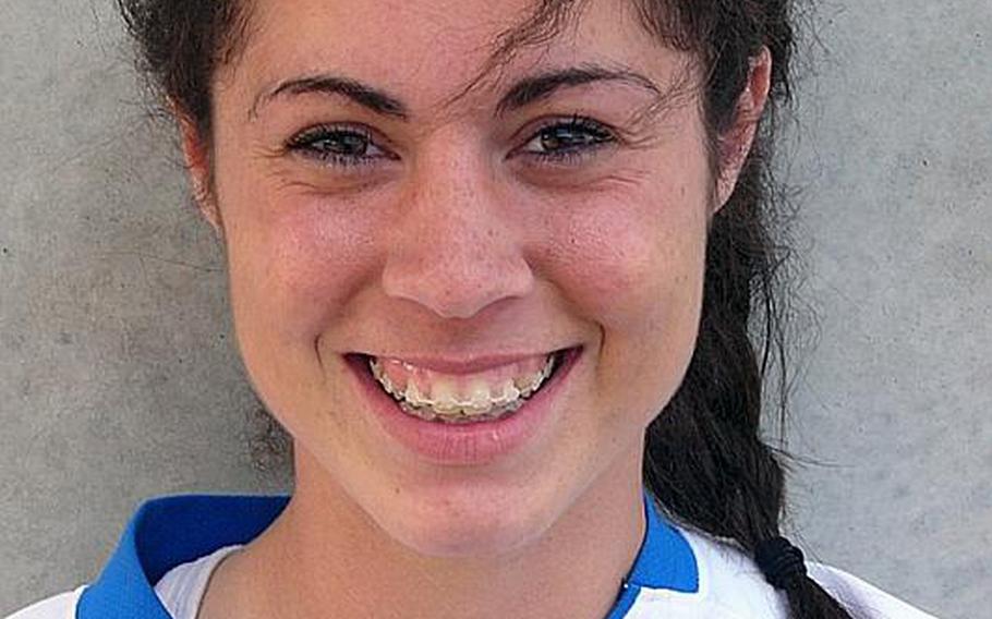 Josie Seebeck, a junior on the Ramstein soccer team, scored two goals and assisted on three others Saturday to propel the Lady Royals to a 6-1 victory over Kaiserslautern as Ramstein closed the regular season 7-0. Seebeck's output increased her season totals to a team-leading 14 goals and 10 assists.