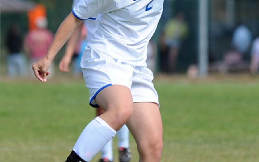 Josie Seebeck was a leader on and off the field during her junior year for the Division I Ramstein girls soccer team. The Lady Royals finished second in the year-end girls soccer tournament.