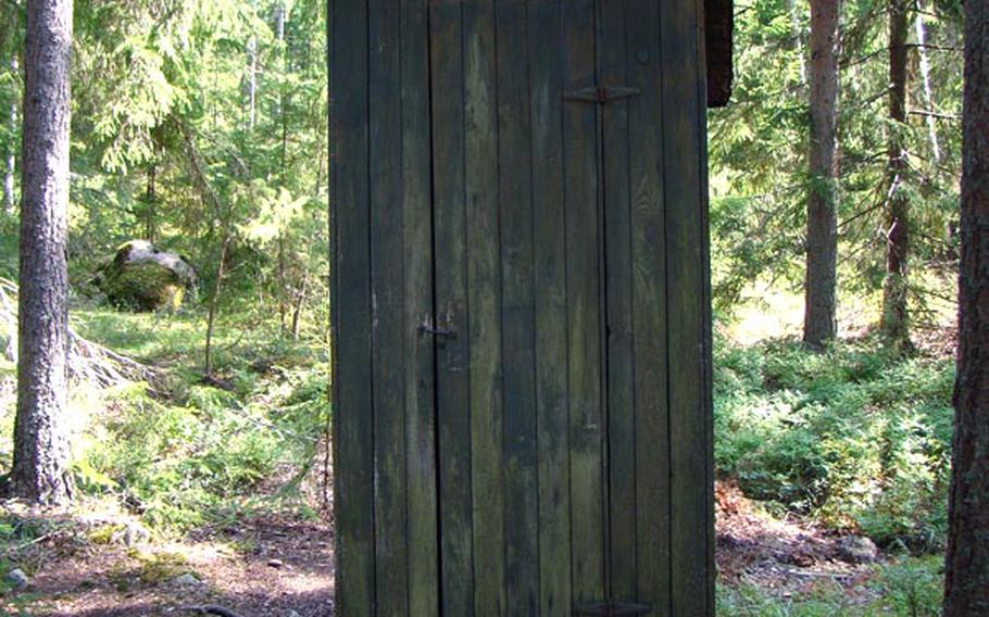 A cabin vacation Finland's wilds might mean you won't have running water or an indoor flush toilet, so an outhouse is the way to go, so to speak.