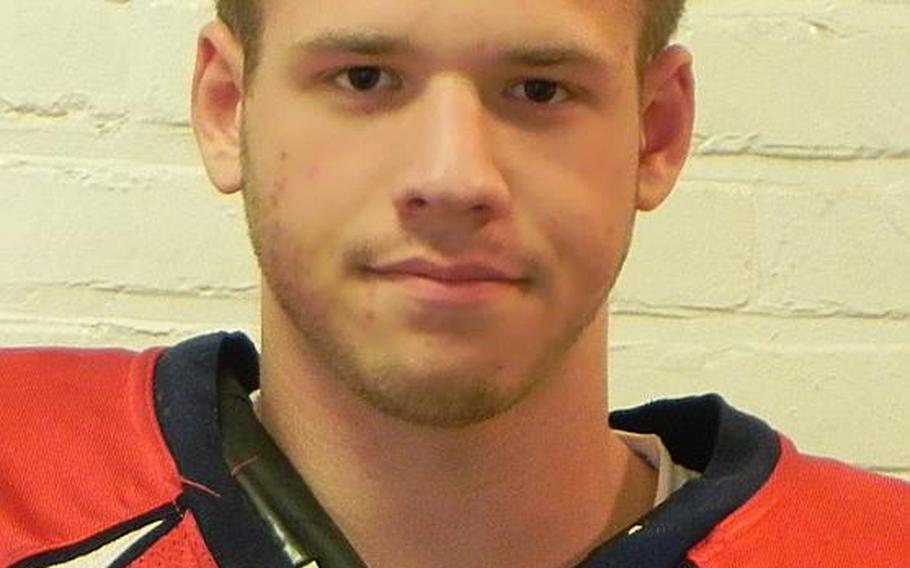 Vinny Culotta, a running back for the International School of Brussels, had 332 yards on 17 carries to lead his team past Naples in a Division II playoff game, earning him recognition as Stars and Stripes' male Athlete of the Week.