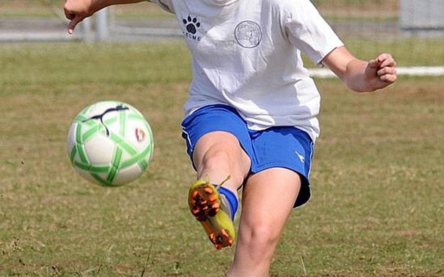 Kubasaki senior Liz Fabila contributed 12 goals and a desire for a title to lead the Dragons to a season that ended with a Far East championship.