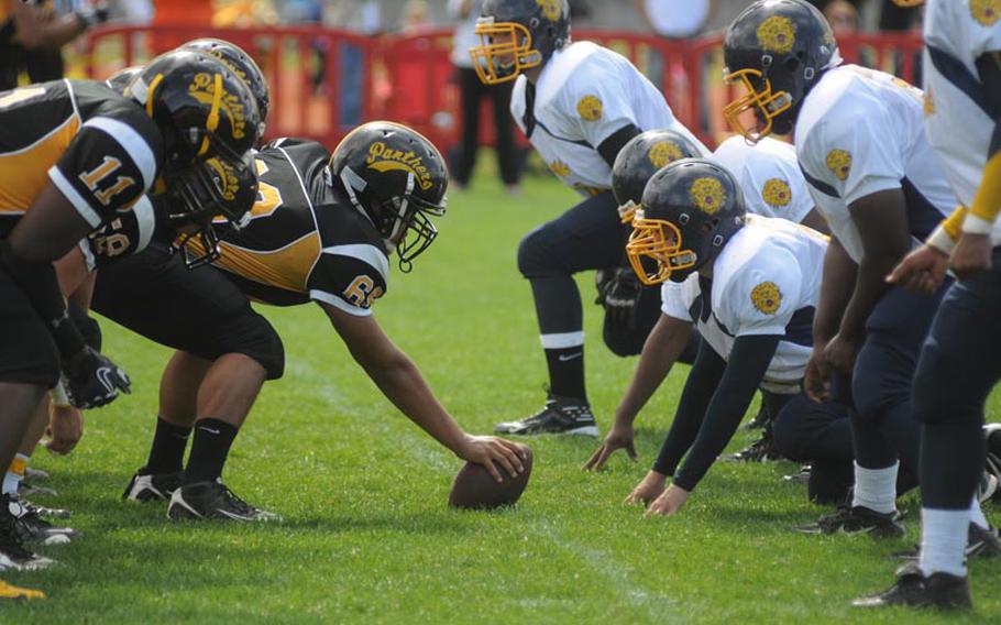 Patch and Heidelberg face off Saturday during the first game of last football season for the Lions. Patch won the game 20-6.