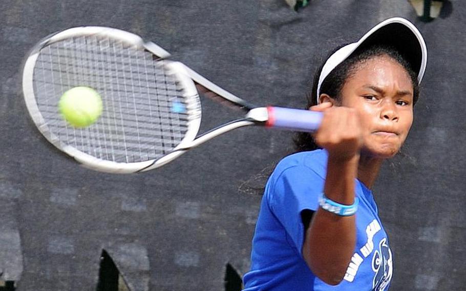 Guam High's Chloe Gadsden was named Stars and Stripes' Pacific high school girls tennis Athlete of the Year for the second straight year and to Stripes' All-Far East team.