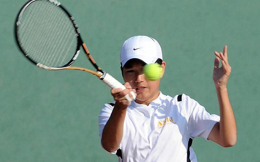 American School In Japan's Kentaro Ishihara was named Stars and Stripes' Pacific high school boys tennis Athlete of the Year and to Stripes' All-Far East team.