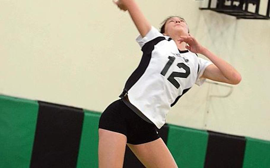 Dave Ornauer/Stars and Stripes
Daegu senior middle blocker Lari Robertson has been named Stars and Stripes Pacific high school volleyball Athlete of the Year.