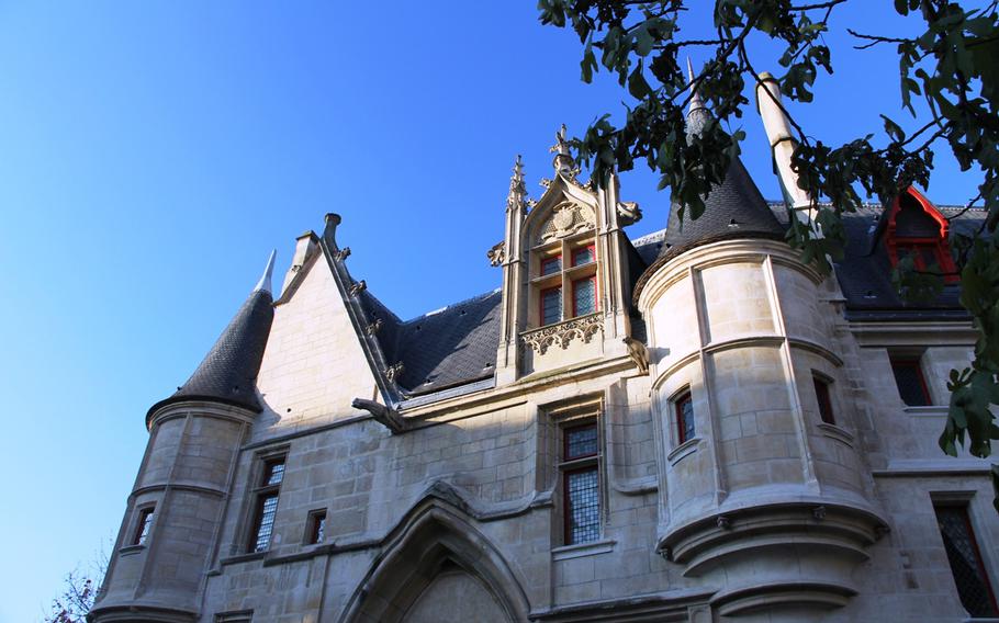 The Hotel de Sens in the Marais district is one of the oldest civic buildings in Paris.  It is now home to a library.