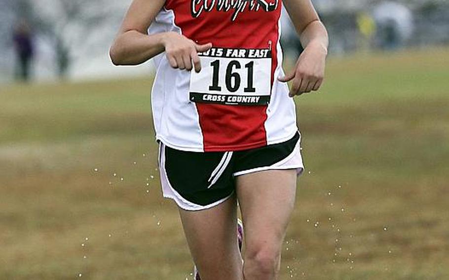 It was double the triple joy for St. Maur senior Lucille Nunnely, who helped the Cougars to their third straight Division II overall school banner a day after winning her third straight Far East D-II individual championship.