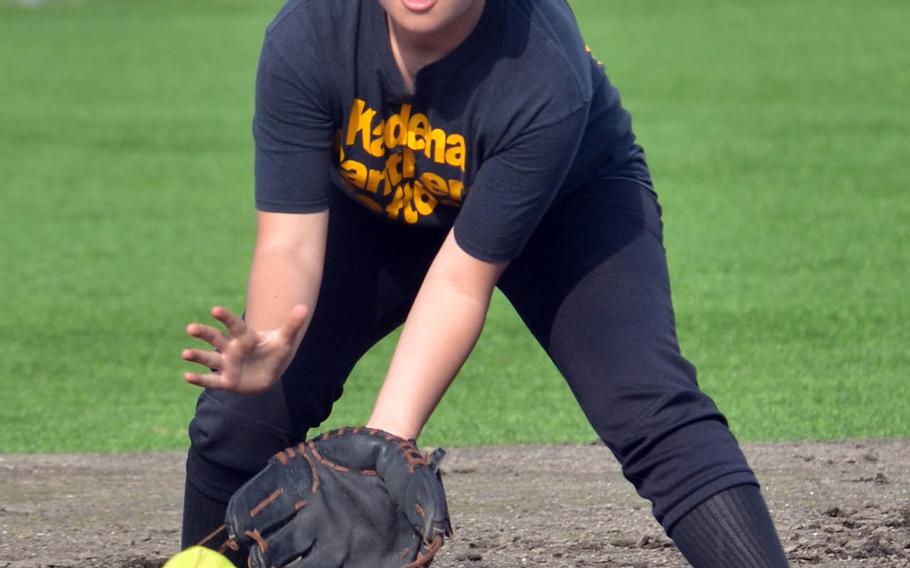 Kadena Panthers sophomore shortstop Cassidy Delatte.