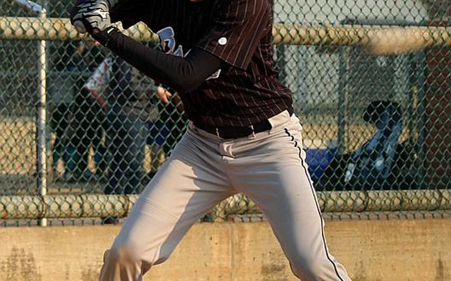 Osan Cougars senior right-hander Aaron Misner.