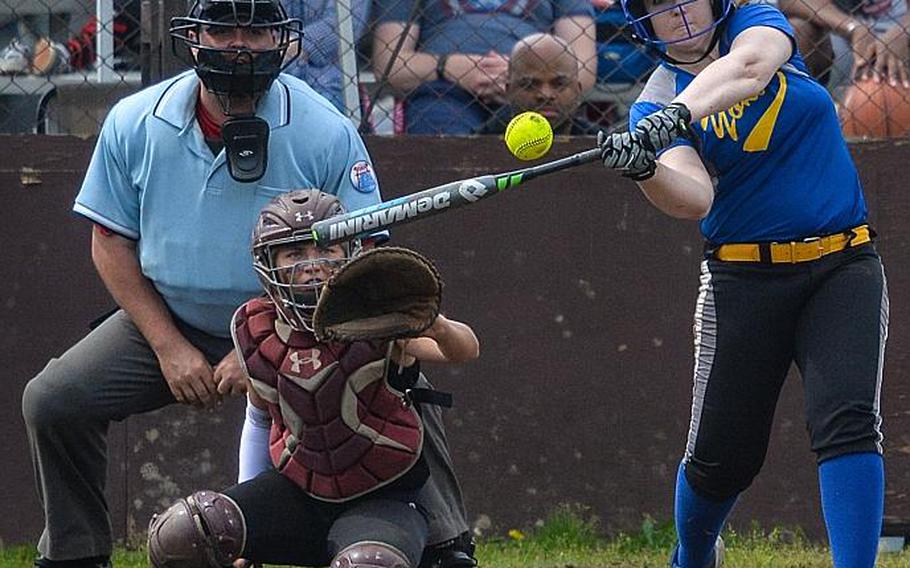 Madison Hyde is batting .368 with 16 runs batted in for the defending Far East Division II champion Yokota Panthers, 10-6 on the season.