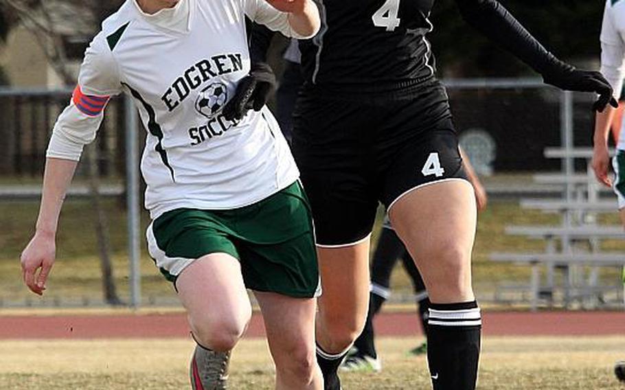 Lizzy Long paced Edgren's girls with five goals, while Zama's Georgia Tsitiridis has seven goals and seven assists entering next week's Far East Division II Tournament.