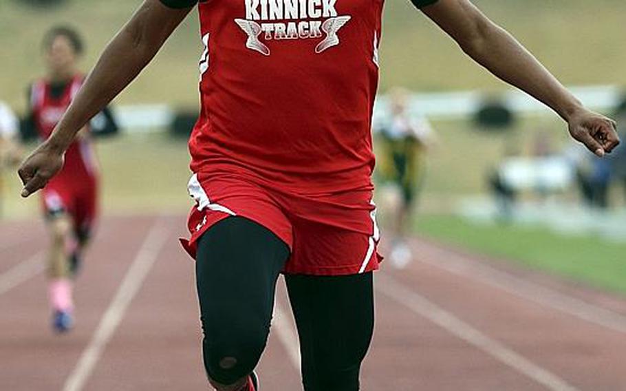 Nile C. Kinnick senior sprinter Jabari Johnson has been named Stars and Stripes Pacific boys high school track and field Athlete of the Year.