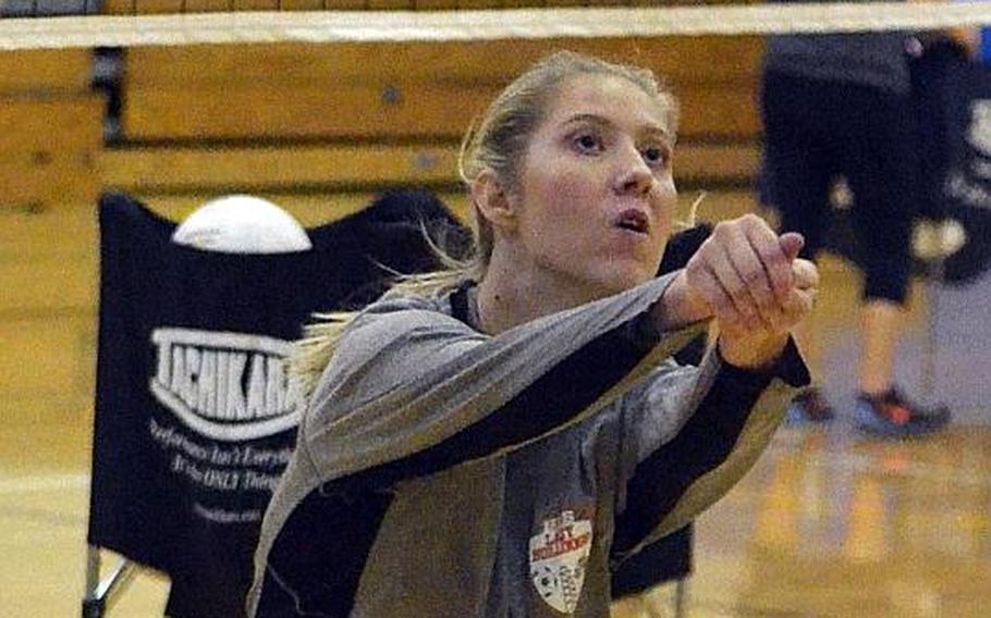 Senior setter Allyson Marek is one of a handful of returners for an Osan volleyball team long on veterans but short on height.