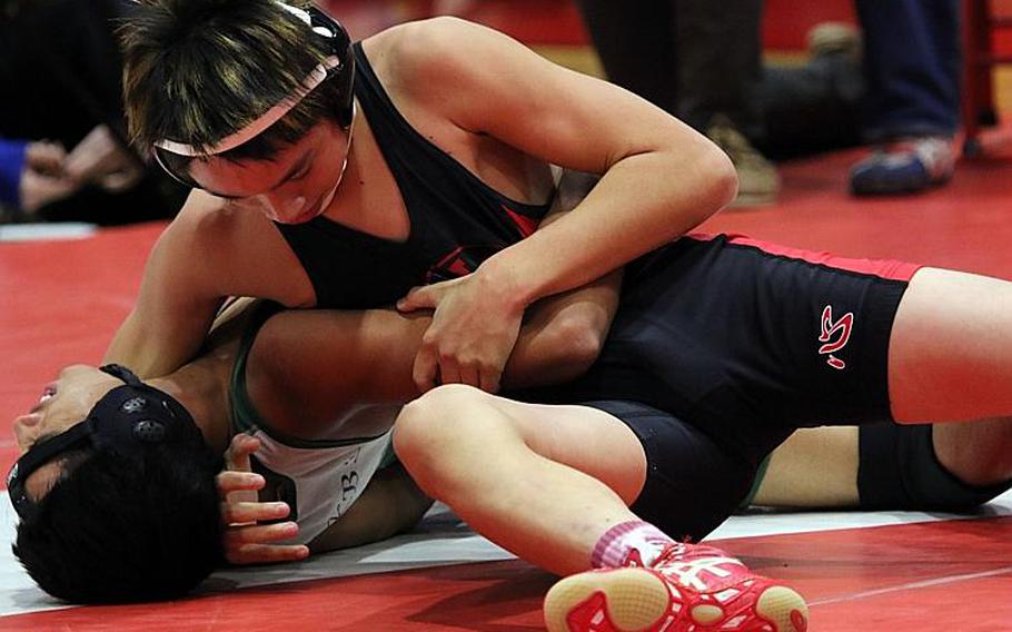 Nile C. Kinnick's Lucas Wirth is one of seven returning Far East tournament champions set to compete in Saturday's "Beast of the East" Wrestling Tournament, being held for the first time at Yokota.