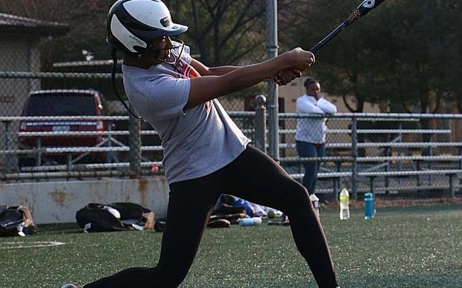 Freshman Kennedi Williams is one of a handful of headliners on a Daegu softball team in rebuild mode with new coach Joy Sims.