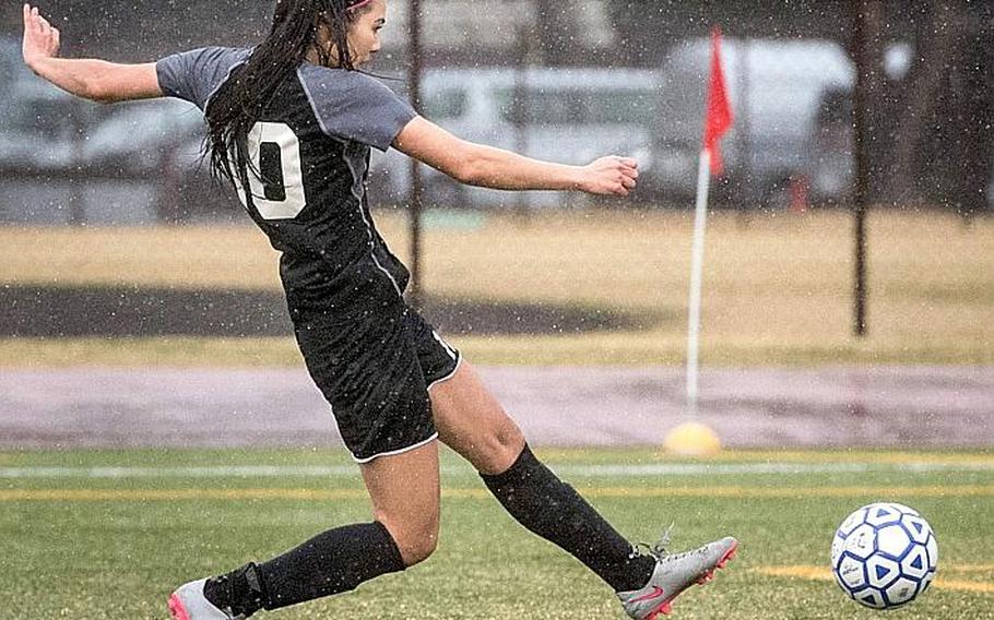 Senior Amanda Stephens, who had nine goals last season for Zama, has already scored eight times for the Trojans, who began the season 2-1, including a 4-1 win Tuesday at two-time defending Far East Division II champion Yokota in which Stephens scored four times.