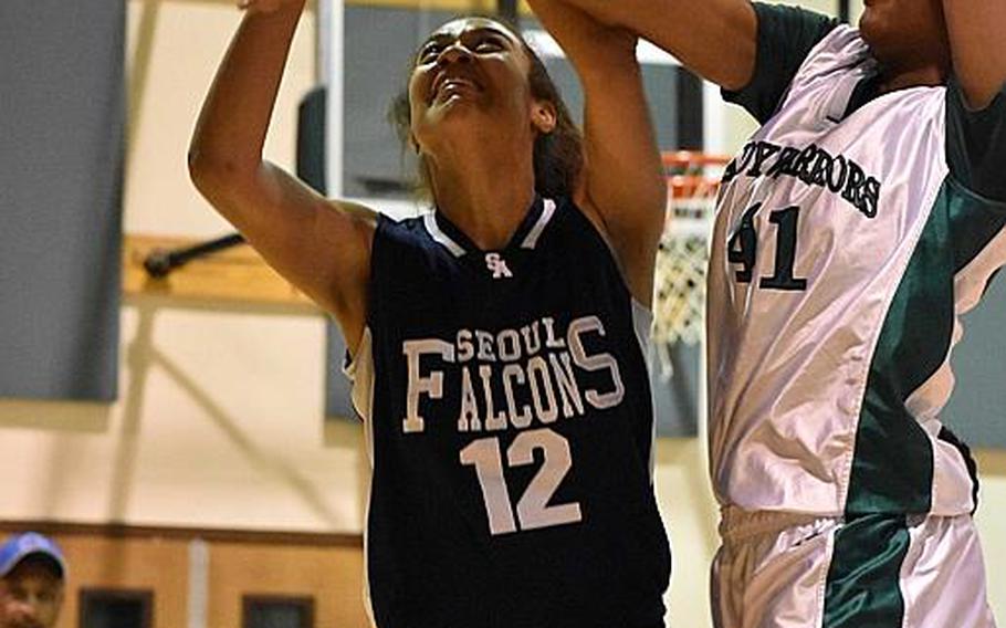 Daegu freshman center DaiJa Turner, right, has brought a strong inside presence to the Warriors; she is averaging 22 points in the Warriors' first three games, in which they've gone 2-1 after not winning a game since 2015.