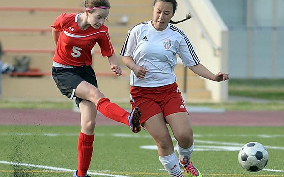 Sophomore Gabi Shultz is a key scoring and midfield option for E.J. King girls soccer, one of the Pacific's most improved teams in any sport last school year.