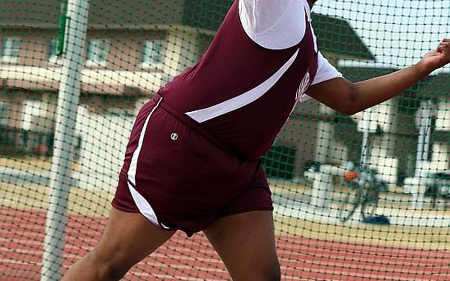 Senior Robert Wall will do throws for Matthew C. Perry, making its debut as a track program.