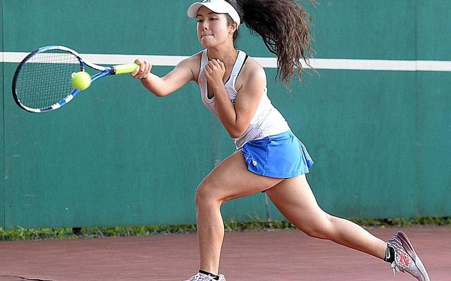 Junior Layla Standbridge headlines a group of three returners for Yokota's girls tennis team.