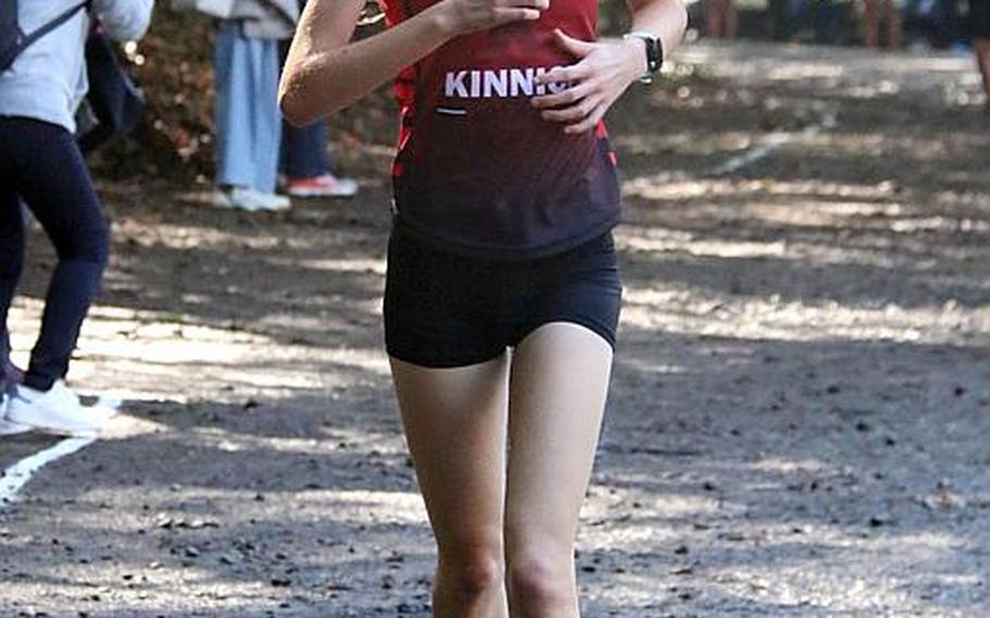 Among girls entries in Monday's Far East cross country meet at Misawa Air Base, Japan, Nile C. Kinnick's Annabel Stafford, the DODEA-Japan champion, holds the fifth-fastest time, 19 minutes, 58.8 seconds.