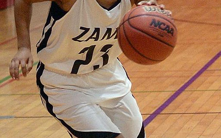 Freshman guard Chloe Sterling of Zama has been named Stars and Stripes Pacific girls basketball Athlete of the Year.