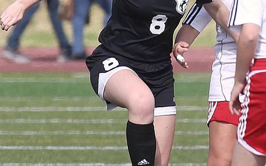 Senior Siobhan Grabski had 16 goals and 18 assists, figuring in 34 of the team's 104 goals, and led Zama to an 18-3-2 record and the Trojans' first Far East Division II Tournament title, and their first Far East of any kind since winning the Division I title in 2009.