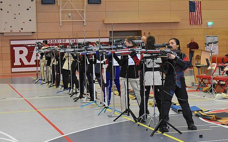 Marksmanship competitors from six different DODEA-Europe schools gathered Saturday at Kaiserslautern High School for the 2019-20 DODEA-Europe championship meet, the first DODEA-Europe championship event of the calendar year.