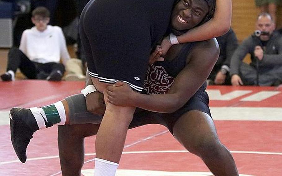 Matthew C. Perry senior Marshall China went 45-2 in his three years on the mat for Samurai wrestling, winning his last 39 straight bouts, three Far East tournament heavyweight titles and was voted the Outstanding Wrestler of the 2020 Far East tournament.
