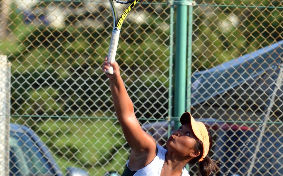 Sophomore Haley Agra is Kubasaki's No. 2 singles seed.