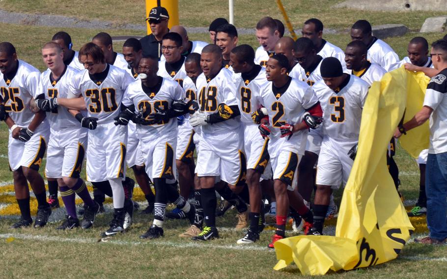 Navy Tops Army In Okinawa Flag Football Game Stars And Stripes Navy Tops Army In Okinawa Flag Football Game Stars And Stripes